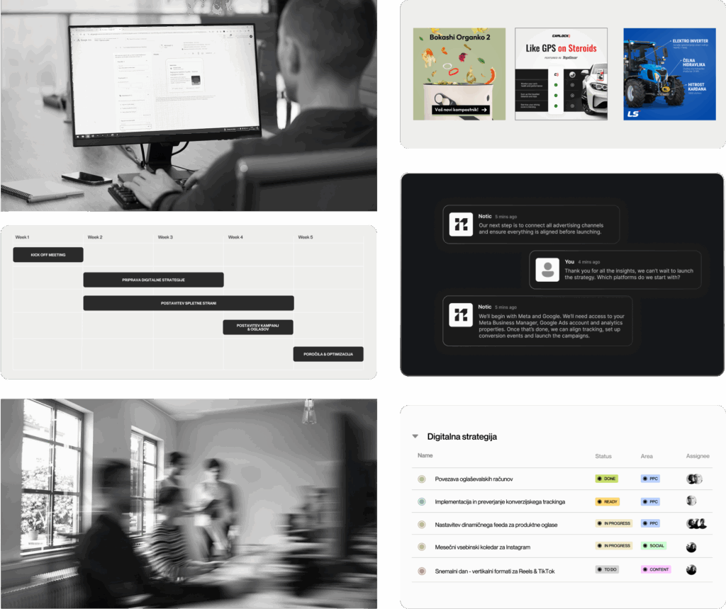 digitalna strategija za digitalni marketing agencija notic