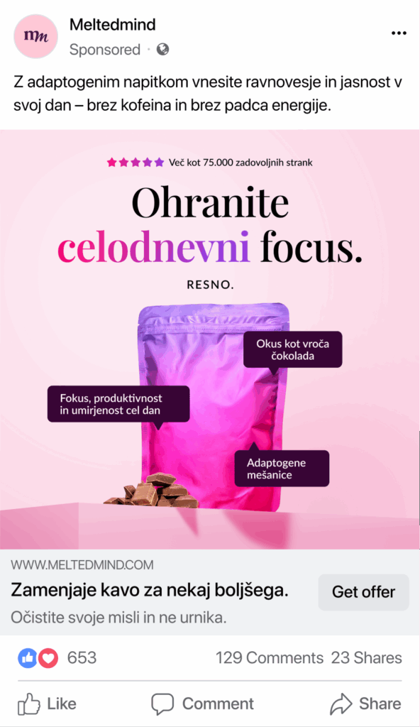 meta in facebook oglasevanje z digitalna agencija notic